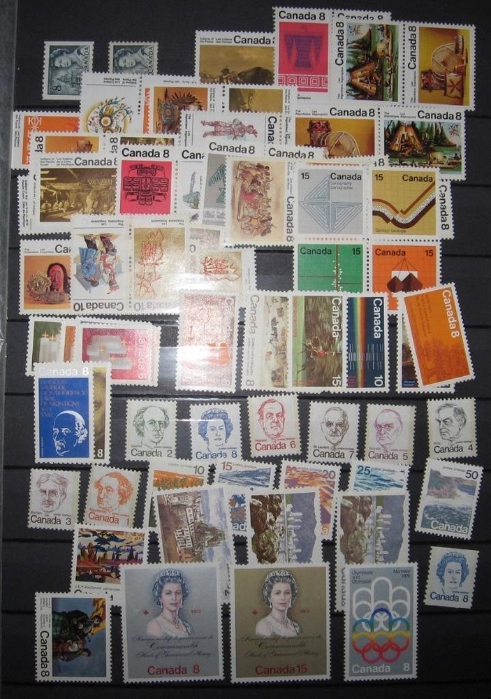(400) CANADA: 1970's ~ 80's COMMEMS & DEFINS // MINT NH