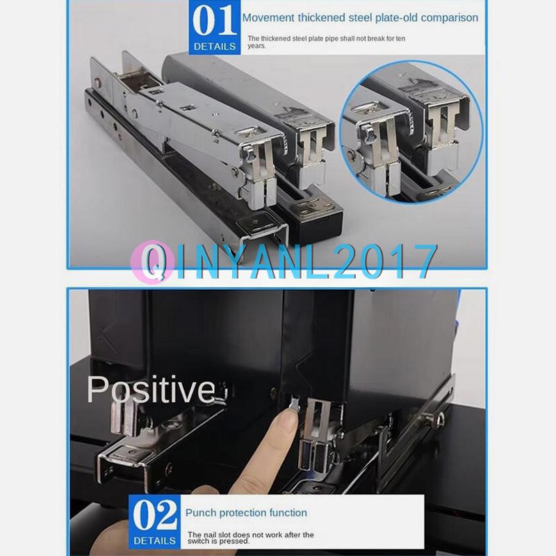 Three-head Pneumatic Stapler Electric Binding Machine Automatic Stapling Machine