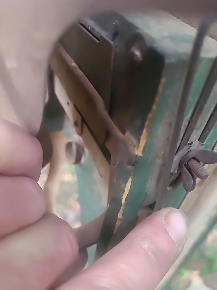 Vintage Broadcast Seed Spreader with Bag & Cyclone Hand Crank