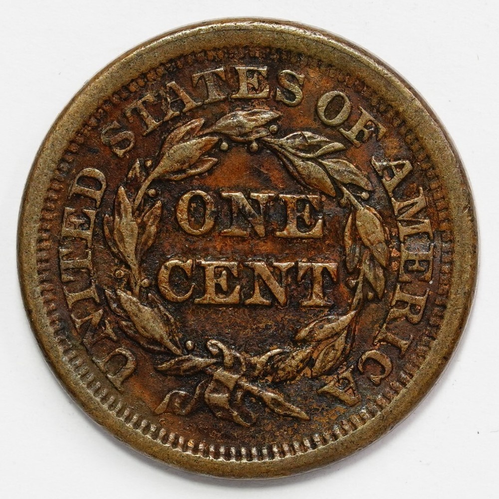 1851 Braided Hair Large Cent