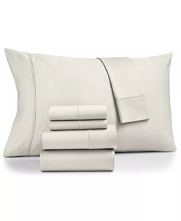 Fairfield Square IVORY Brookline 1400 Thread Count 6 Pc. Sheet Set, Queen