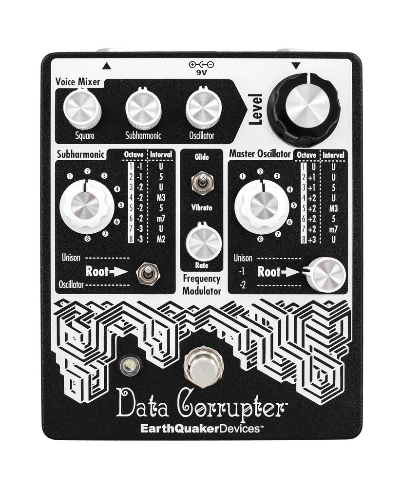 EarthQuaker Devices Data Corrupter Modulated Monophonic Harmonizing PLL Pedal