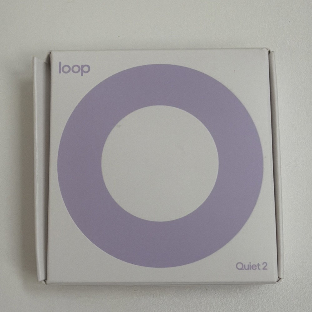 Loop Quiet 2 Earplugs for Noise Reduction Violet - Open Box