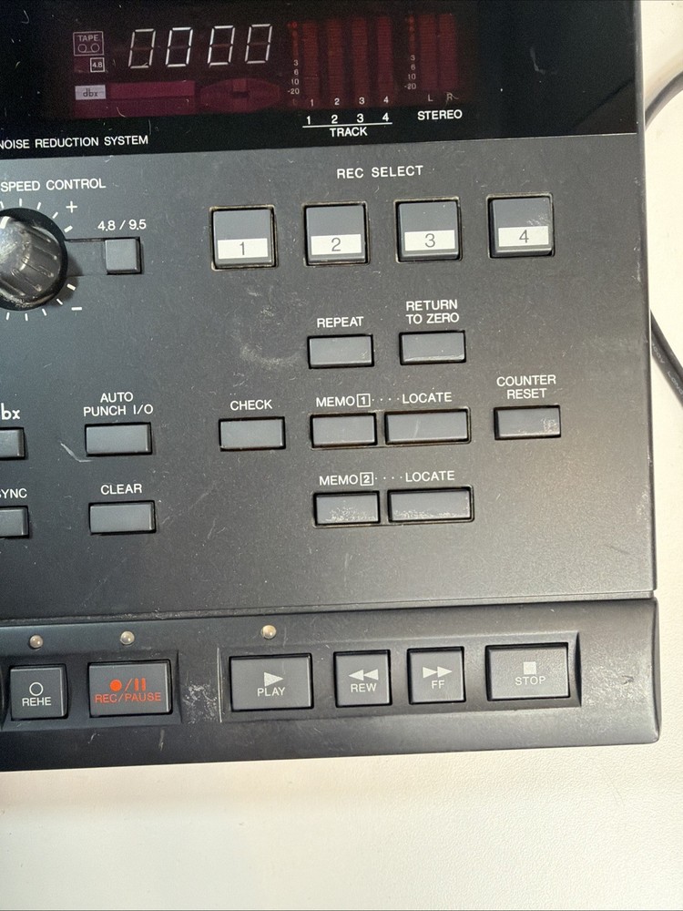 Yamaha MT4X Multitrack Cassette Recorder. Tested powers on functionality unknown