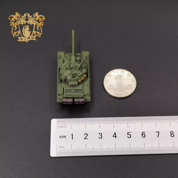 3D Printed 1/144 Soviet T-55 AM1-AM2 Medium Tank Uncolored Mode