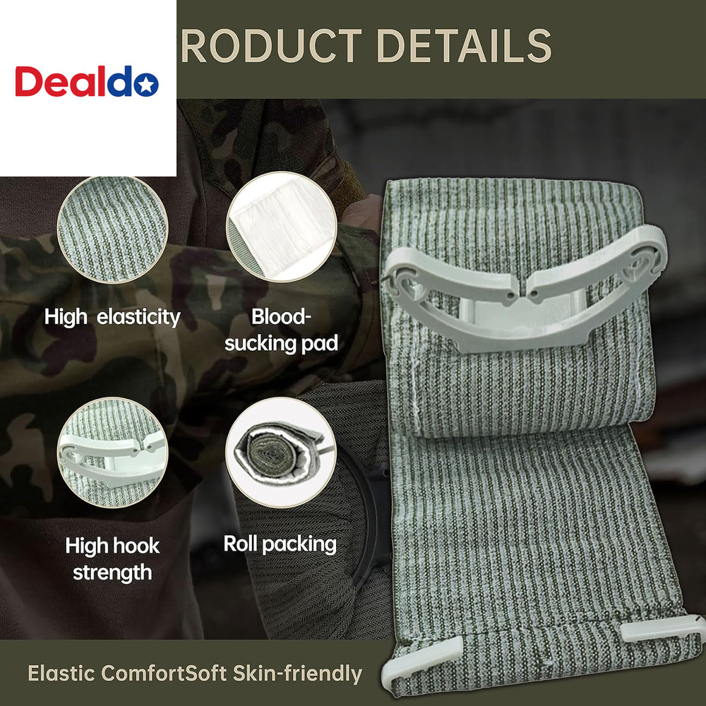 Israeli Style Emergency Bandage, Multifunctional First Aid Device Compression Tr