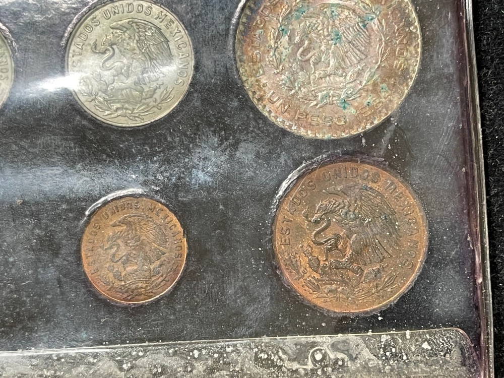 1964 Mexico 6 Coins Mint Set #2