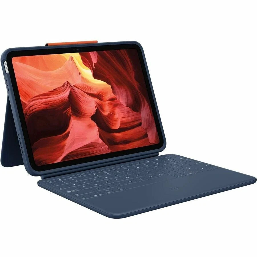 Logitech Rugged Combo 4 iPad Keyboard Case 10G 920-011133 Blue New