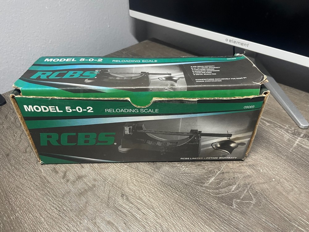 RCBS MODEL 502 POWDER / RELOADING SCALE 5-0-2