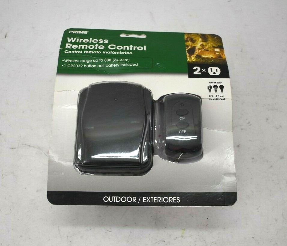 Prime Wire & Cable Outdoor Remote Control Power System Wireless Range 80'