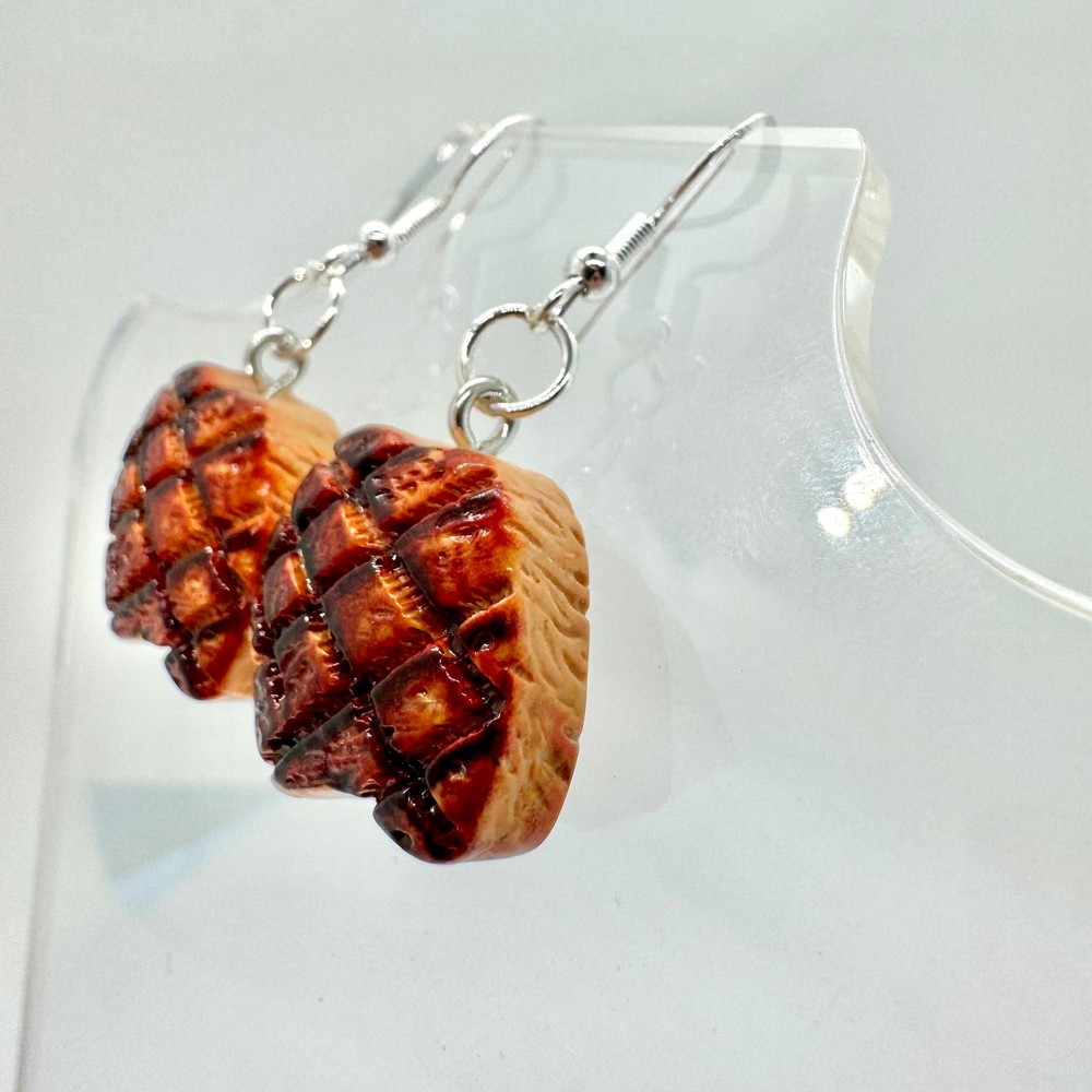 Steak Earrings - Bold Meat Lover Dangles - Funny Foodcore Statement Style