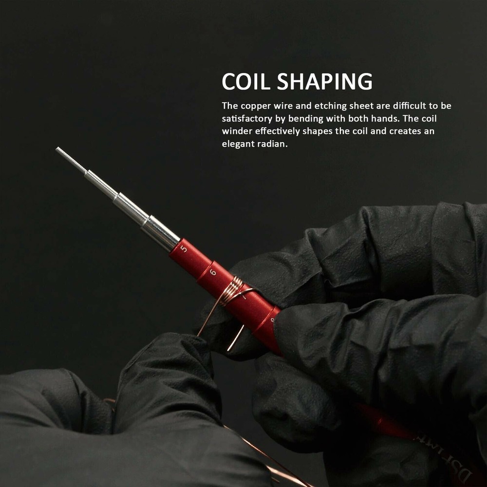 1-12mm Step Roller Multi-Section Spring Wire Reel Tool w/ Scale for Gundam Model