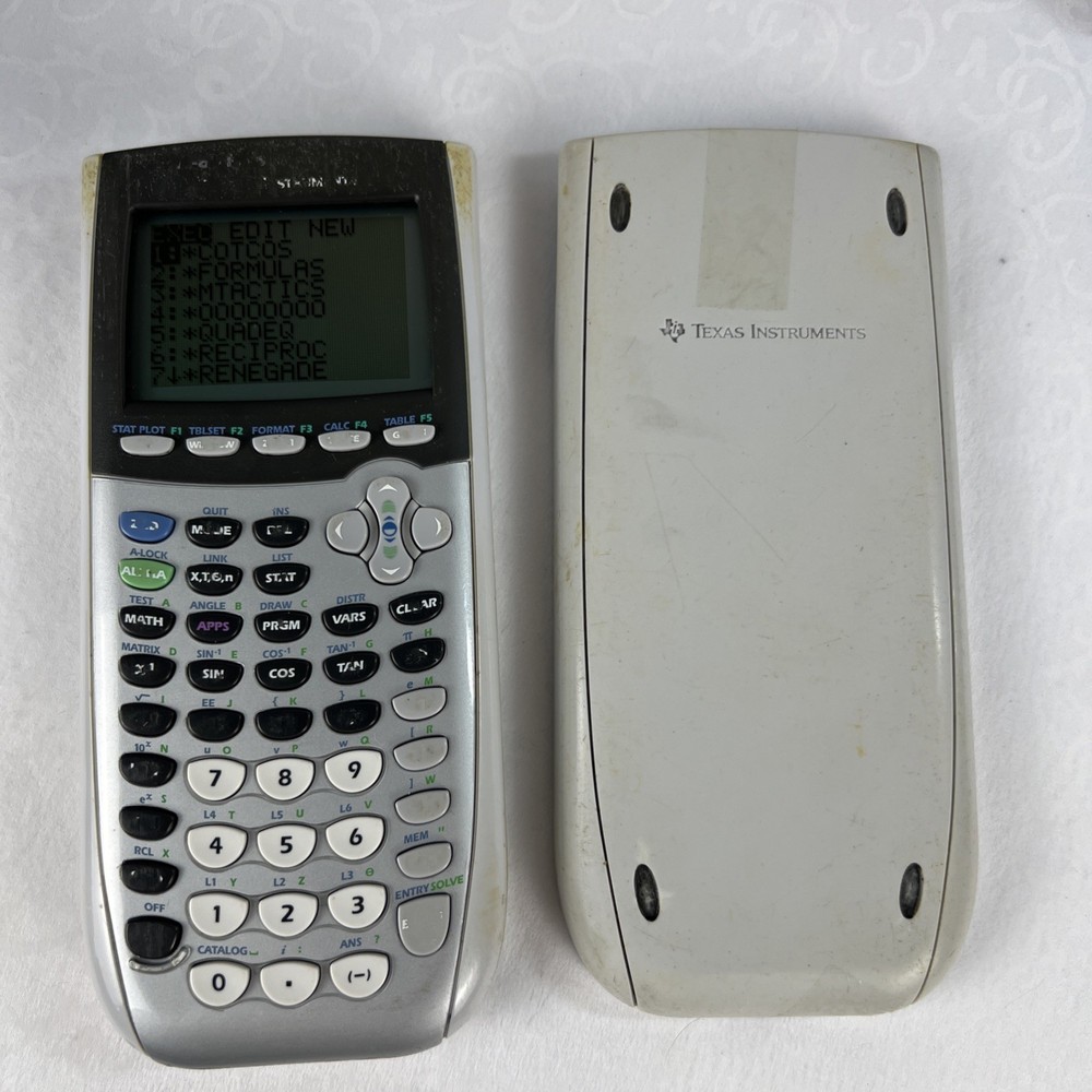 Texas Instruments TI-84 Plus  Silver Edition Graphing Calculator Tested Working