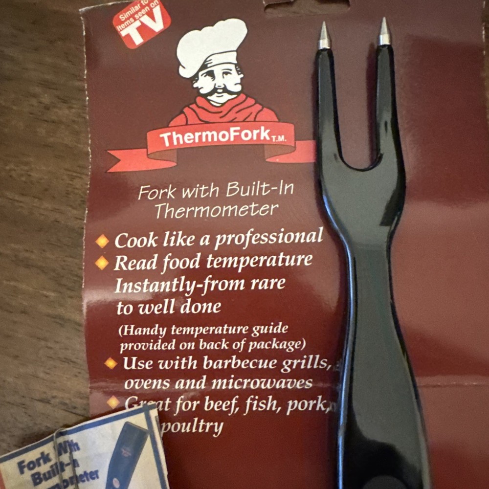 Thermofork Thanksgiving Turkey Fork With Thermometer