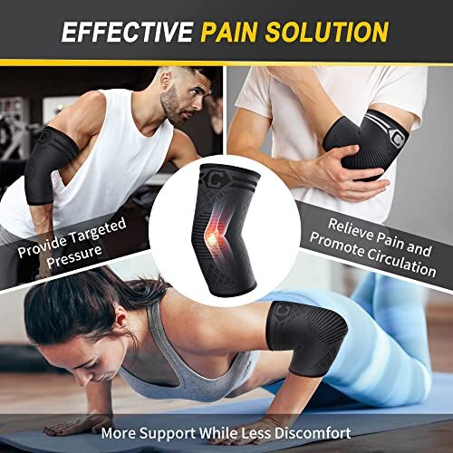 2 coderas para tendinitis, manga de soporte de compresión para codo de tenista