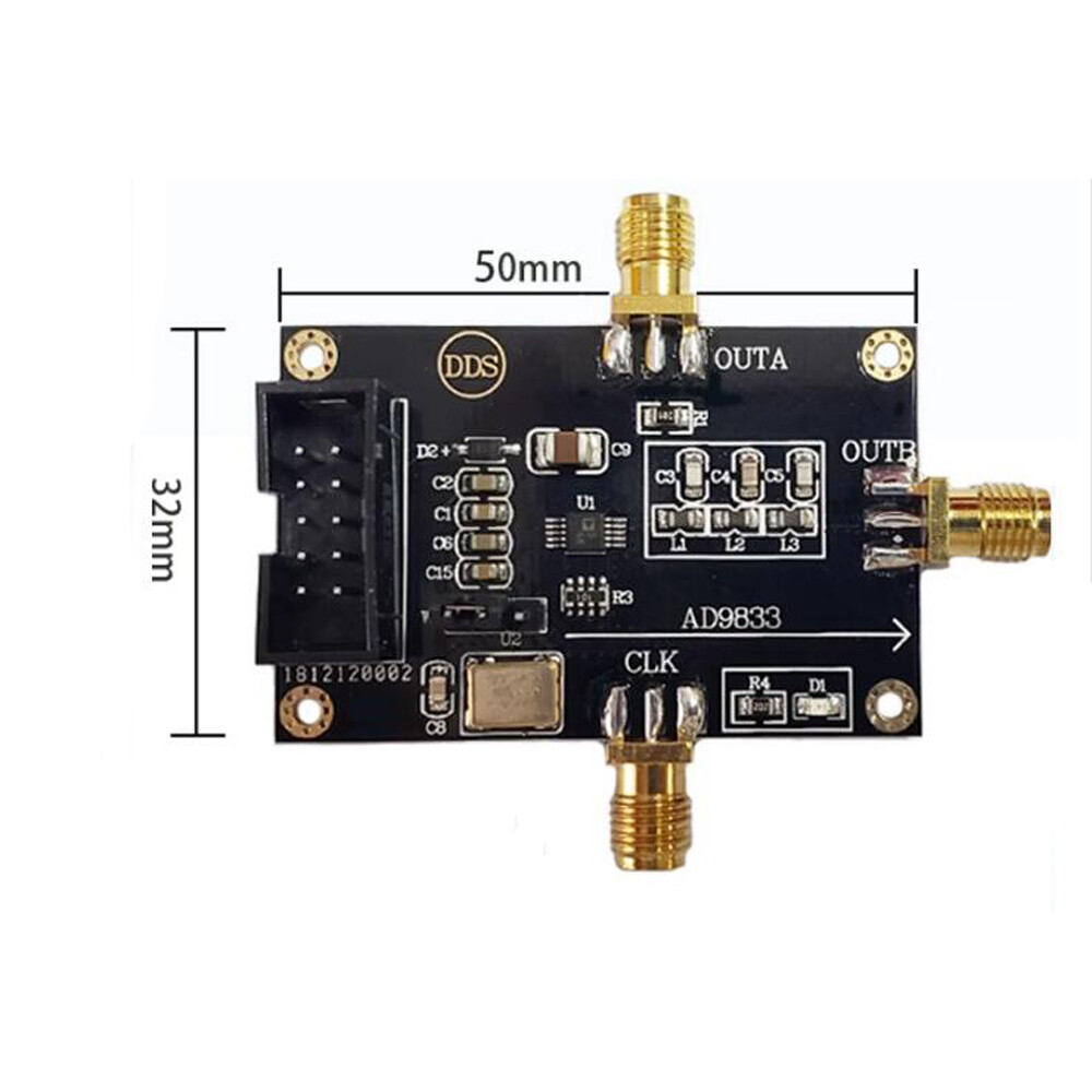 AD9833 Triangular Sinusoidal Square Wave Signal Source DDS Digital Signal Module