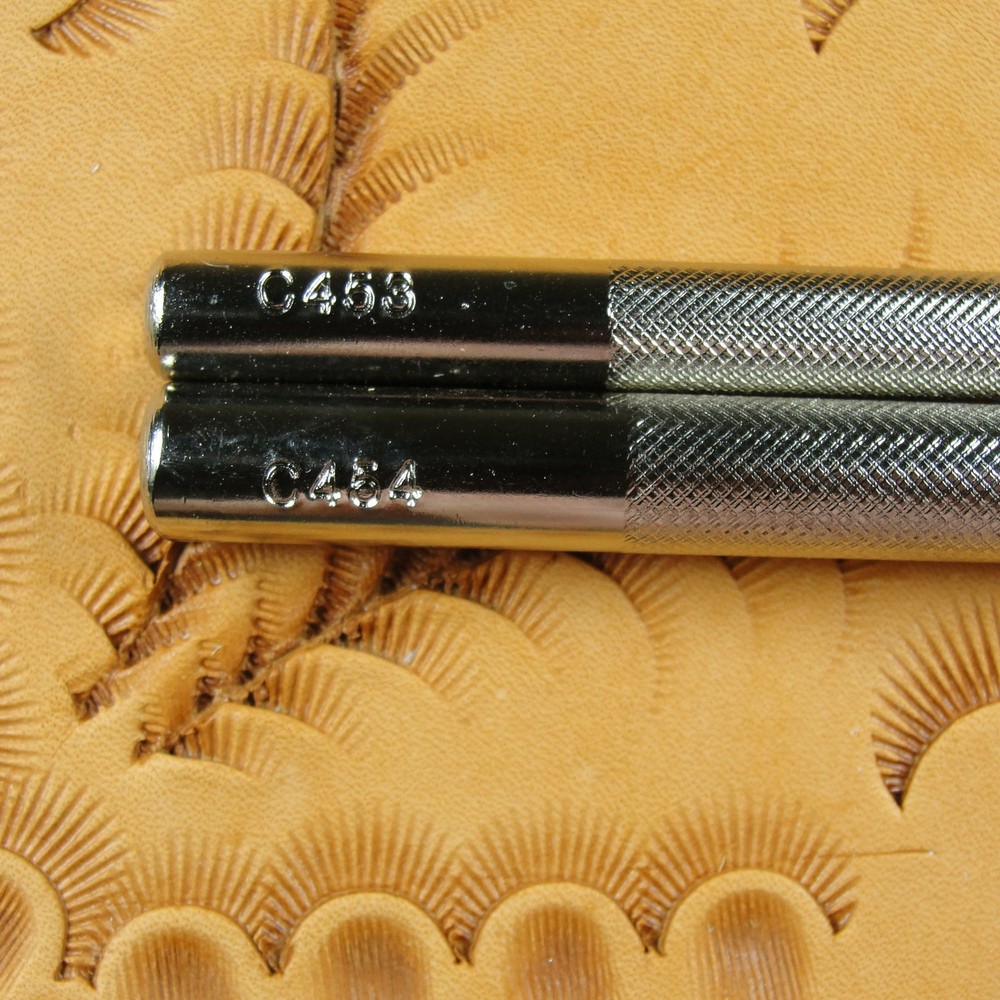 Leather Stamping Tools - #C453/C454 Camouflage Stamp Set