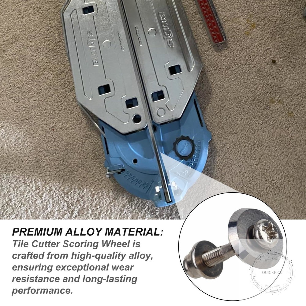 12mm Tile Cutter Scoring Wheel 14A for All Sigma Pull Handle Tile Cutters,Alloy