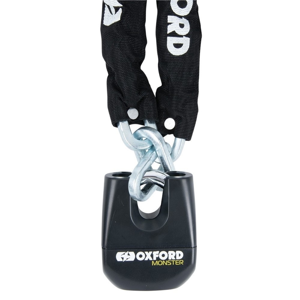 Oxford Monster lock & 12mm Square Chain 1.5m Motorcycle Security Device