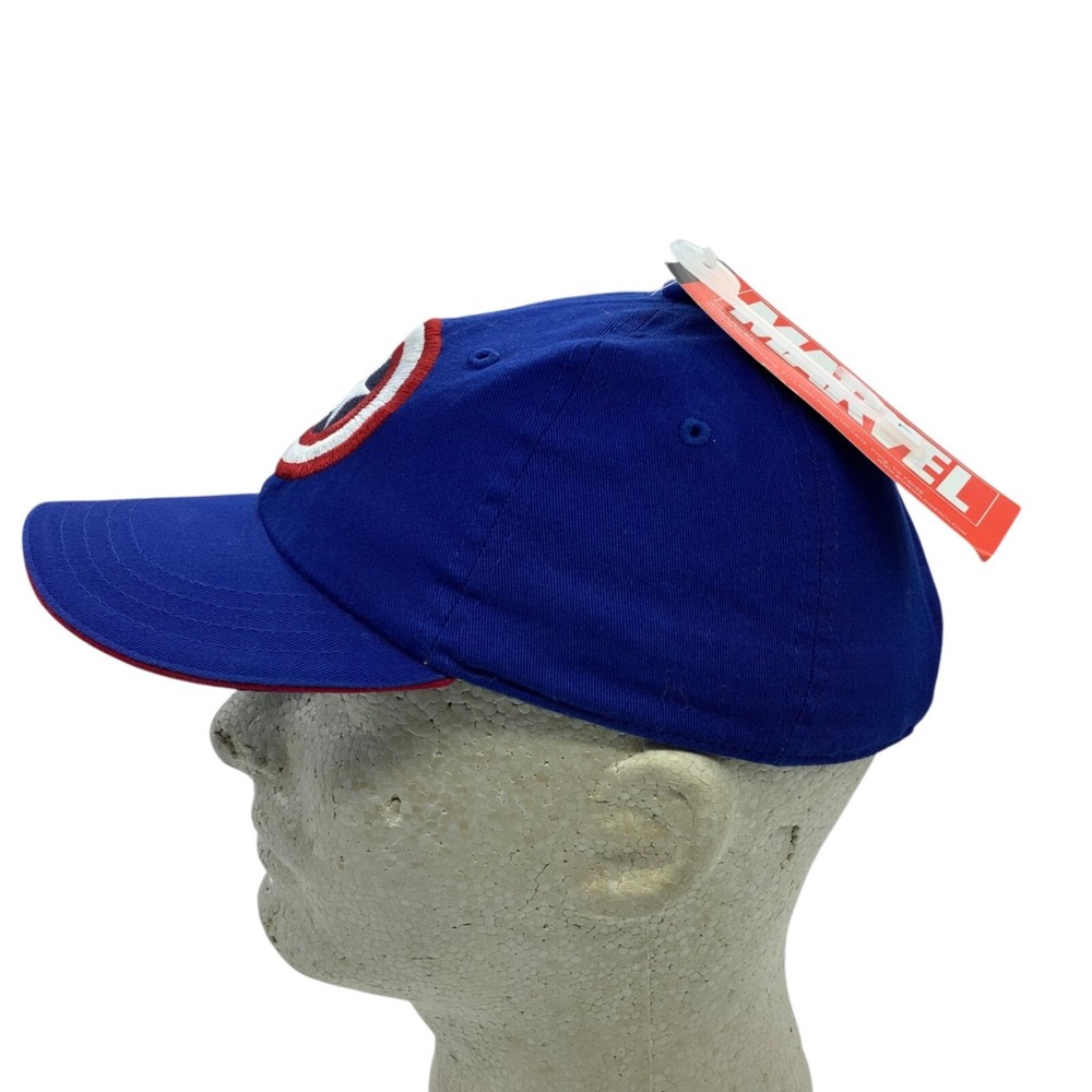 Marvel Captain America Kid Large Baseball Cap Shield Logo Adjustable NEW NWT