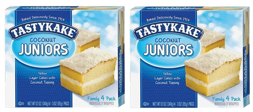 Tastykake Coconut Juniors - 2 Boxes
