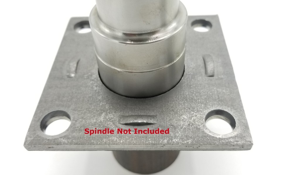 TWO 3500#Axle Trailer Brake Backing Plate Mount Flanges fits 1.75 Spindle