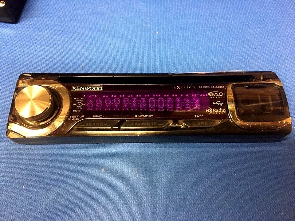 faceplate kdc-x423 usb aux kenwood