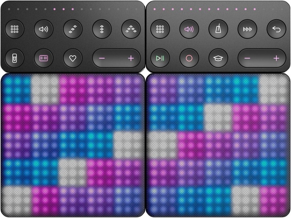 ROLI Lightpad Block illuminated pressure responsive Motion