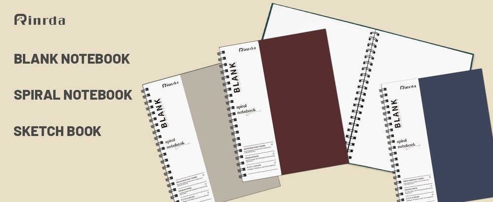 Notebook Spiral Notebook - Notebook 120 Pas 100 GSM Thi Blank