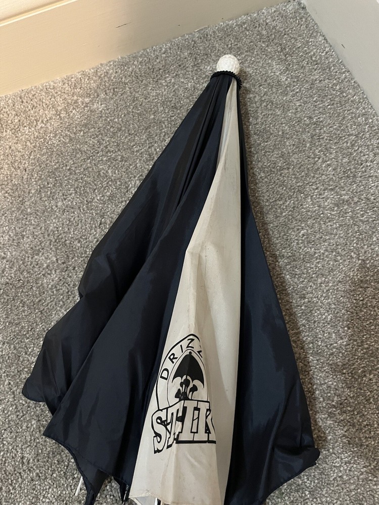 Drizzle Stik Flex Golf Umbrella 54" Length Navy Blue and White