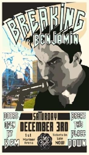 Breaking Benjamin Fridge Magnet