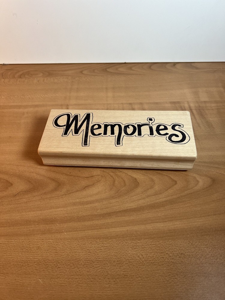Memories Wooden Stamp 6”
