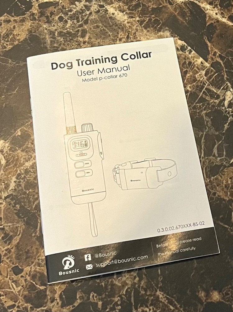 Bousnic Dog Training Collar
