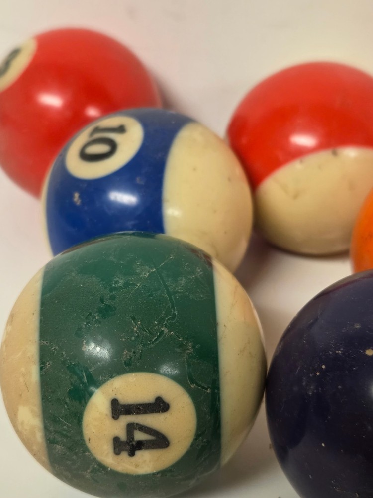 Vintage Pool Ball Set