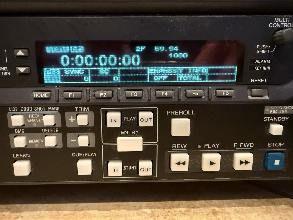 Sony HDW-M2100 HDCAM Prostudio Editing Player