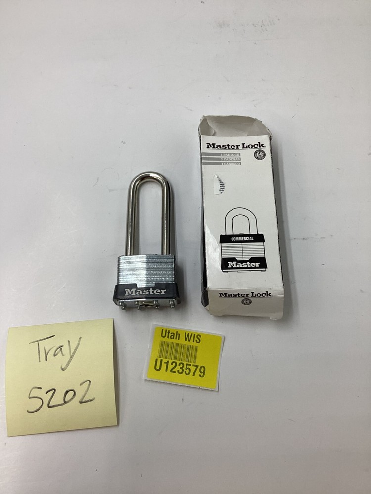 Master Lock Genuine OEM Padlock Keyed Alike Long Shackle Rectangular 1KALJ 3T976