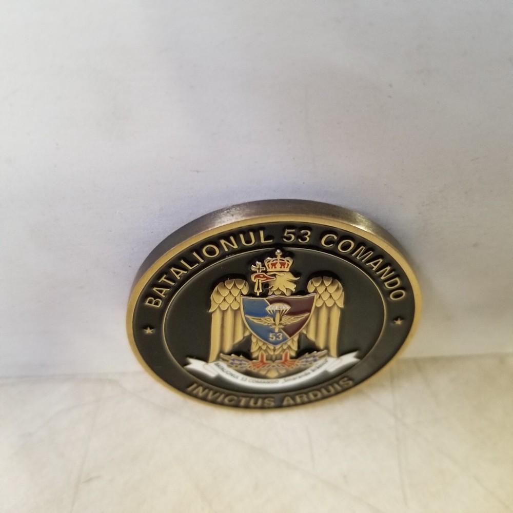 Challenge Coin Curaj Onoare Devotament Batalionul 53