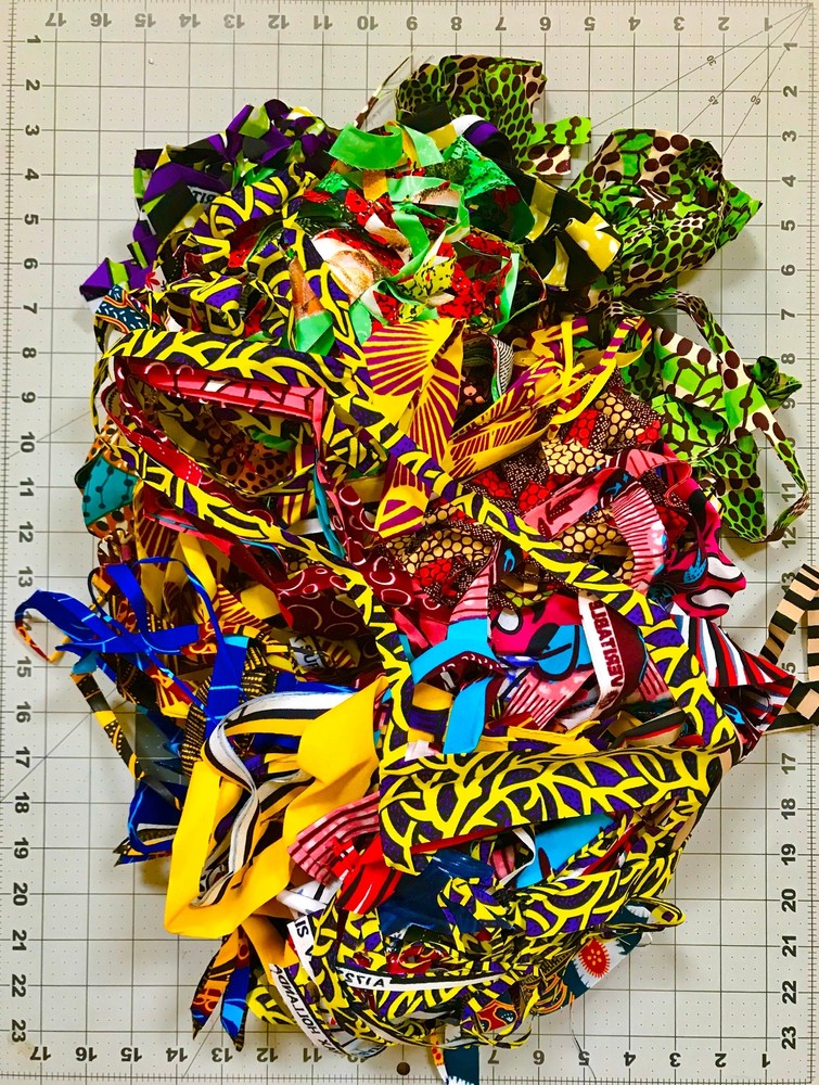 Fine Scraps - African Fabric, Per Pound