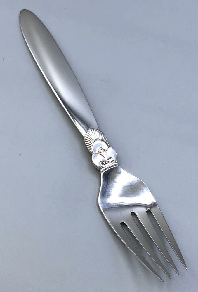 Cactus by George Jensen Sterling Silver place Fork 7.25"