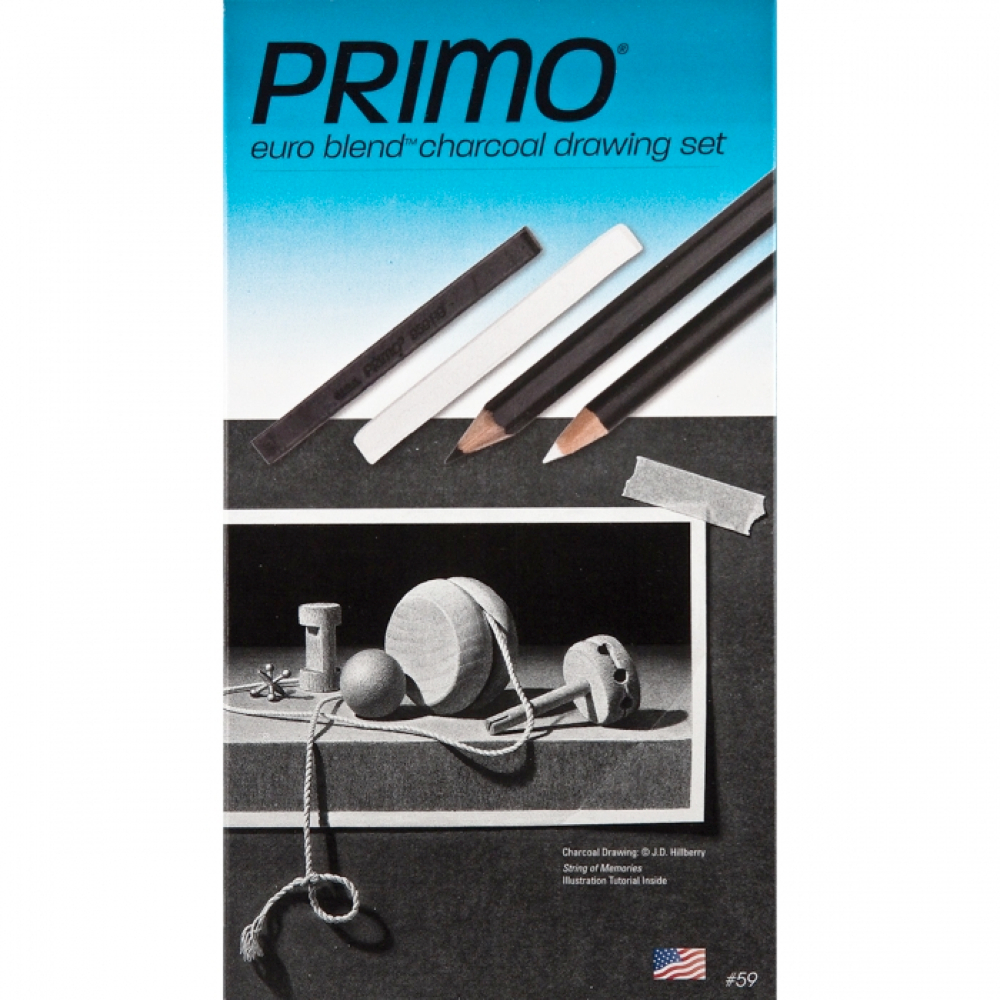 General Hb Primo Charcoal Pencil 12/Box