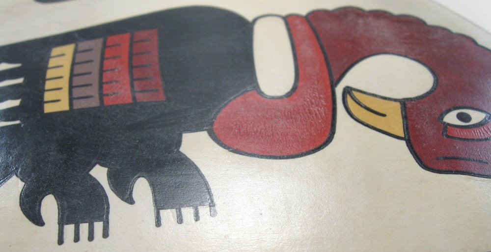 Two Signed Paintings, Nazca Polychrome Pottery, Ica, Peru