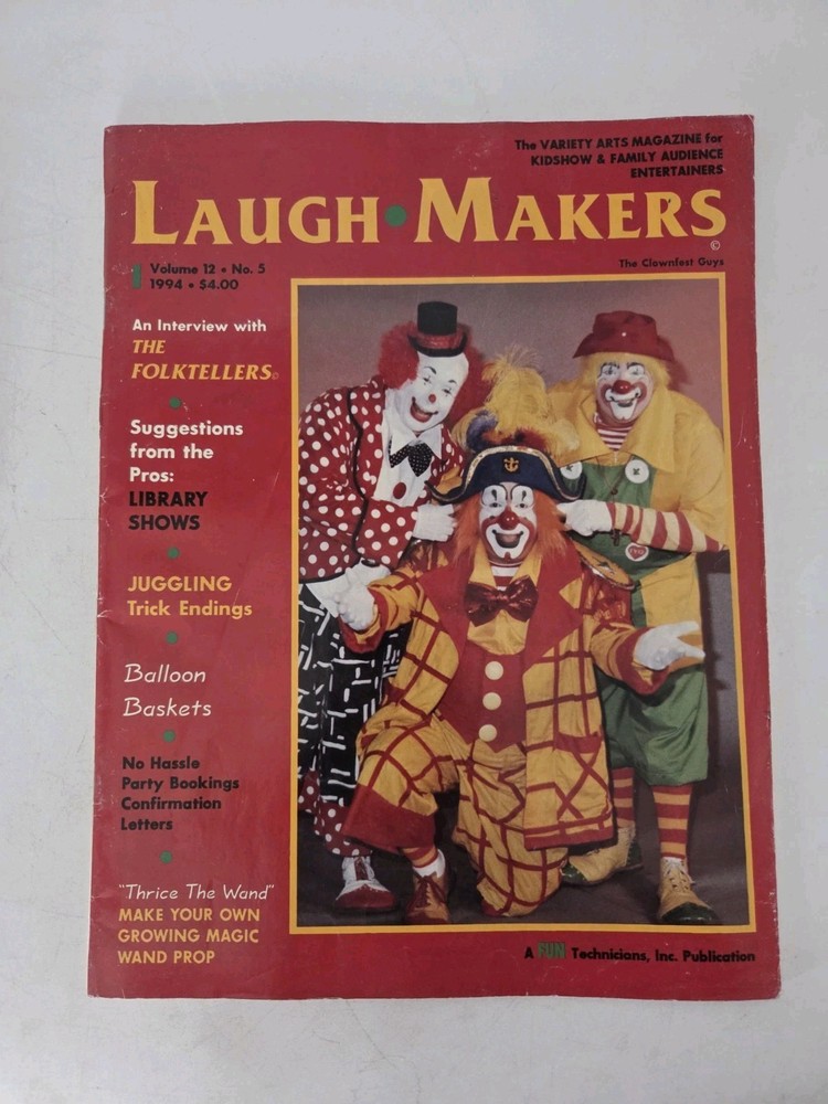The Laugh Makers Magazine Volume 12 Number 5 Issue