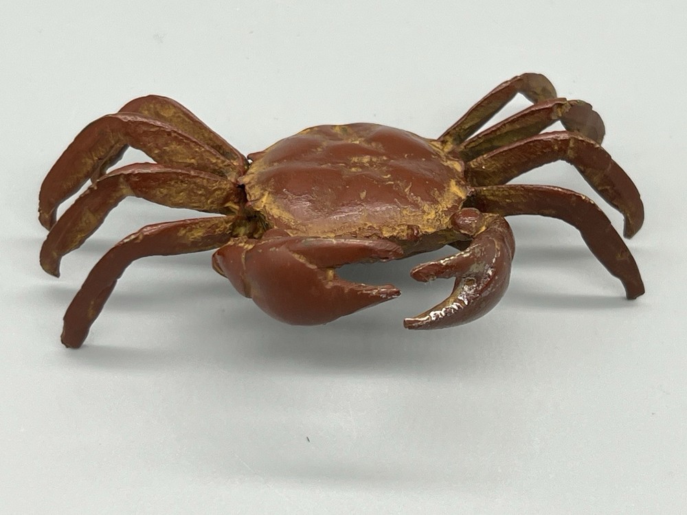 Brown Painted Iron 4” Wide Crab