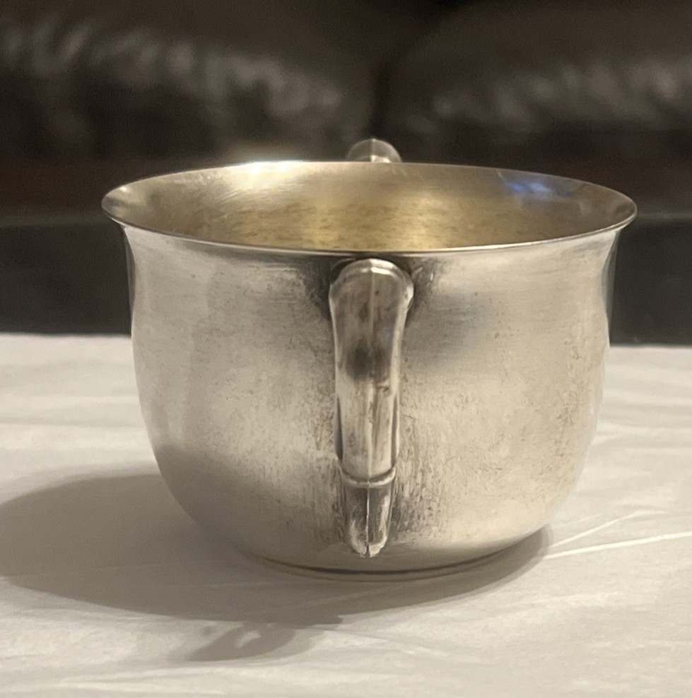 Vintage Poole Silver Co Sugar Bowl