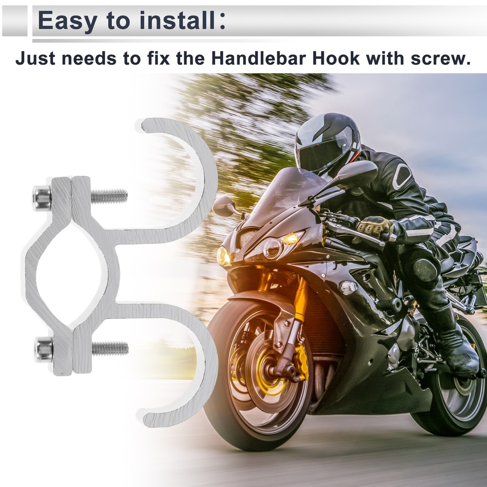 Motorcycle Alluper Hearing Hook for Minio 1 Set Silver