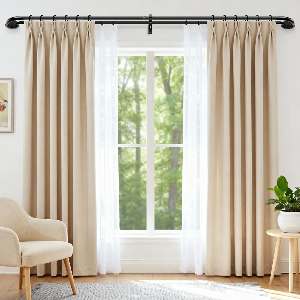 Double Curtain Rods