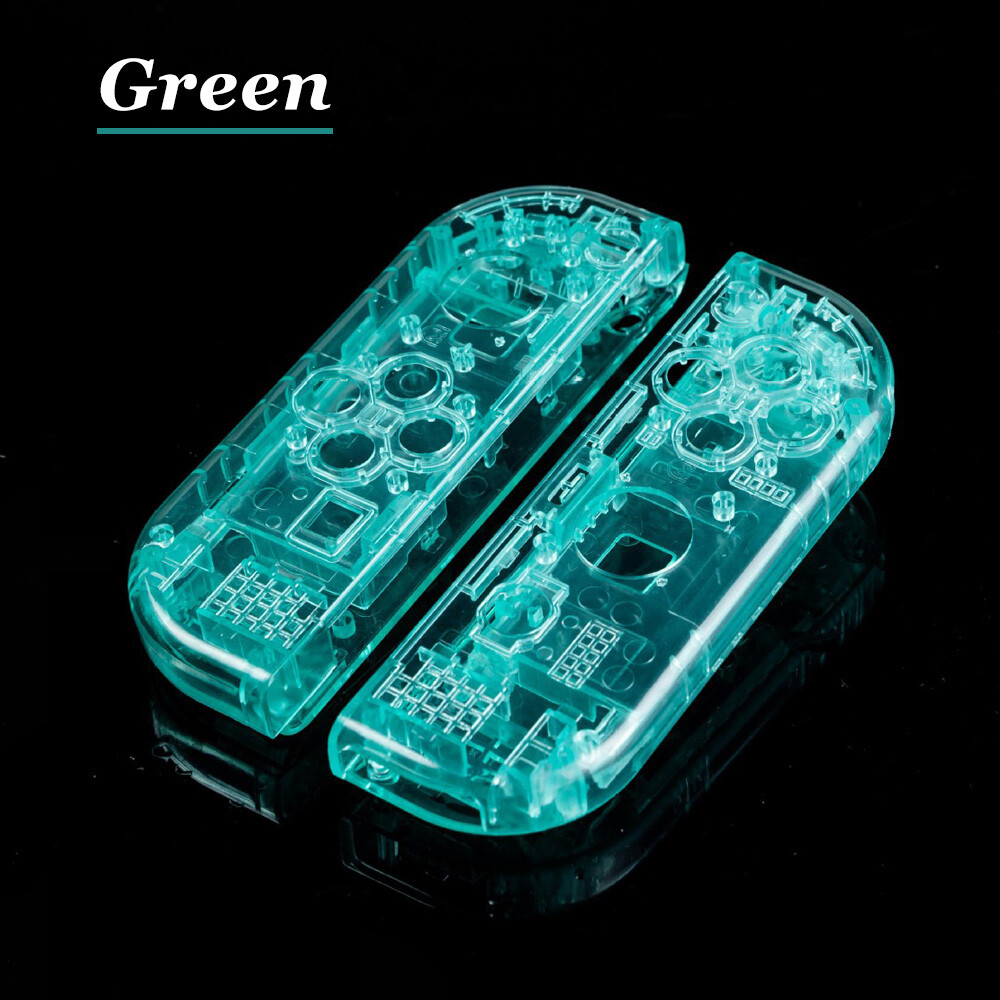 For Nintendo Switch Joy-Con Replacement Shell Case Housing DIY Translucent 1Pair
