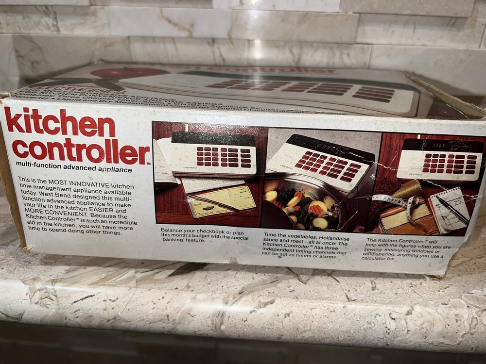 Vintage West Bend Kitchen Controller Mult-function Advanced Appliance BAD BOX