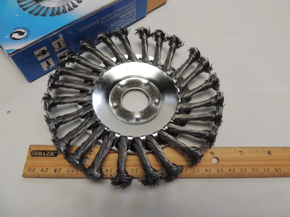 Weeding Wheel 6" Twisted Wire