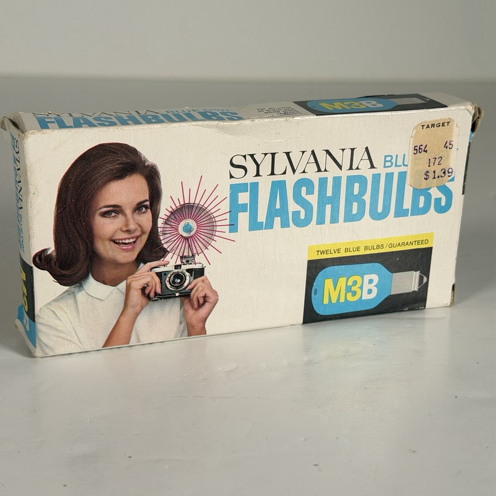 Sylvania Blue Dot Flashbulbs M3B 12-Pack in Original Packaging